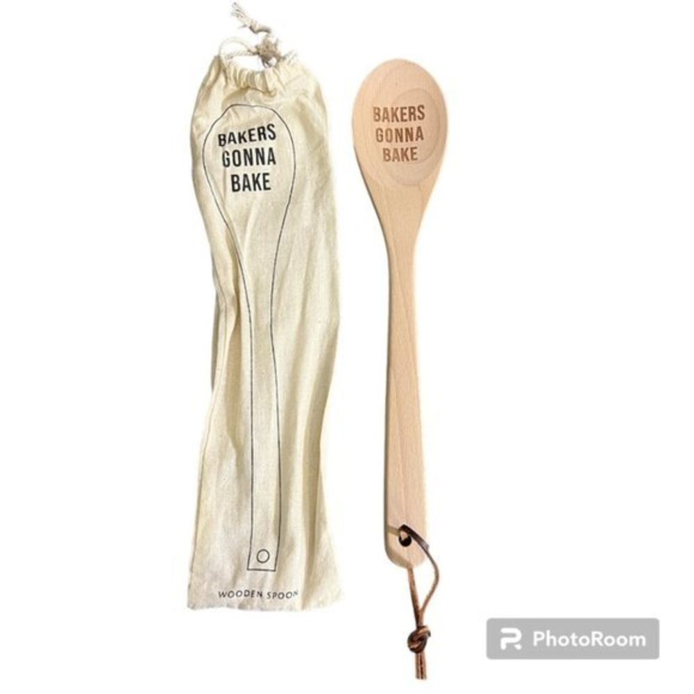 NWT NORDSTROM Bakers‎ Gonna Bake Wooden Kitchen Spoon